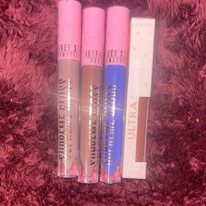 Jeffree Star Supreme Gloss Trio - Nude, Blue, Pink